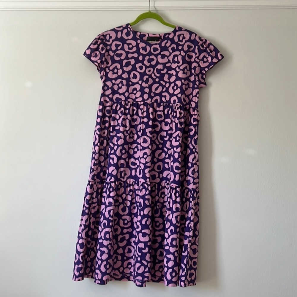 Nooworks Frida dress in sold out Cheetah print